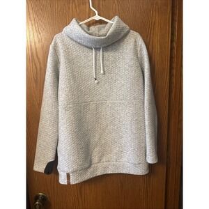 Ampersand Avenue Cowl Neck Women's Sweatshirt Gray Sz Medium‎ Soft